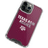 Texas A&M University Aggies iPhone 15 Pro Clear Case